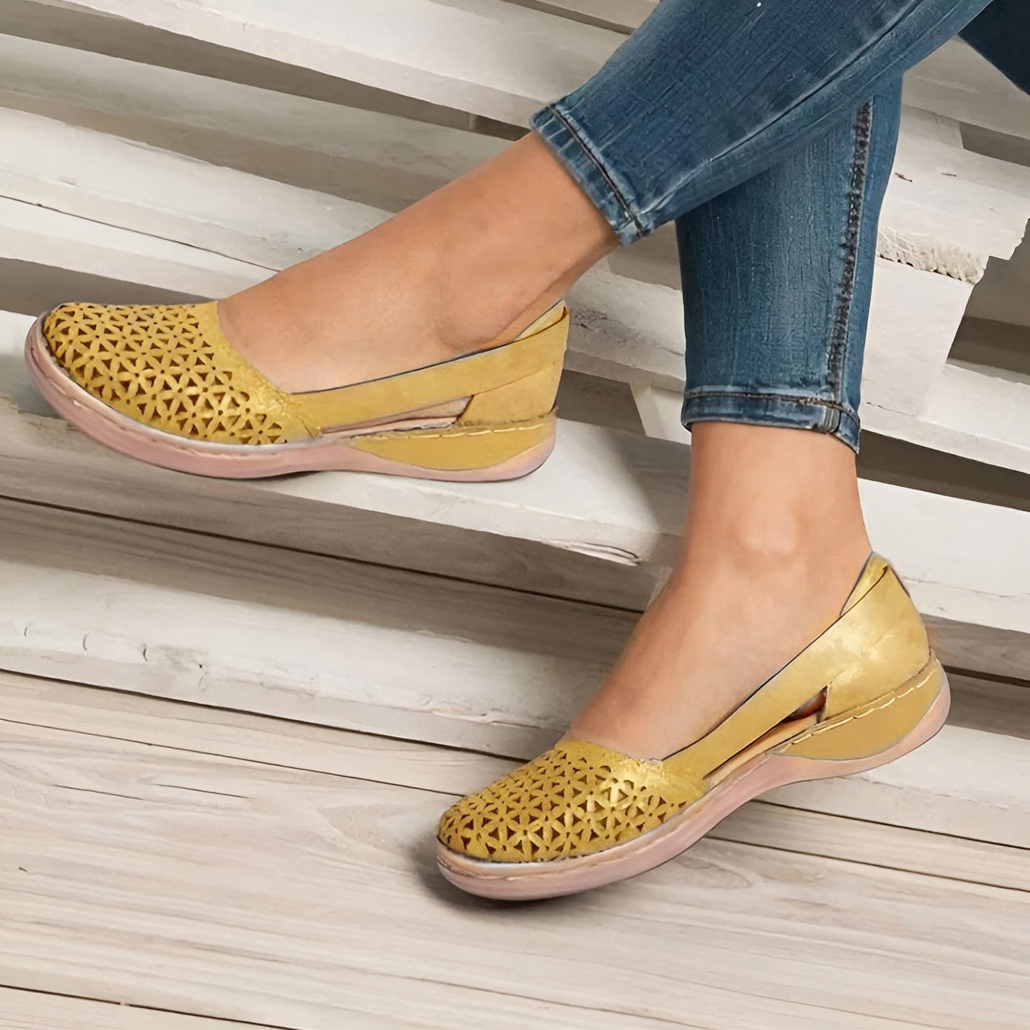 Mira Women's Casual Shoes | Orthopedic Comfort, Breathable Fabric 7