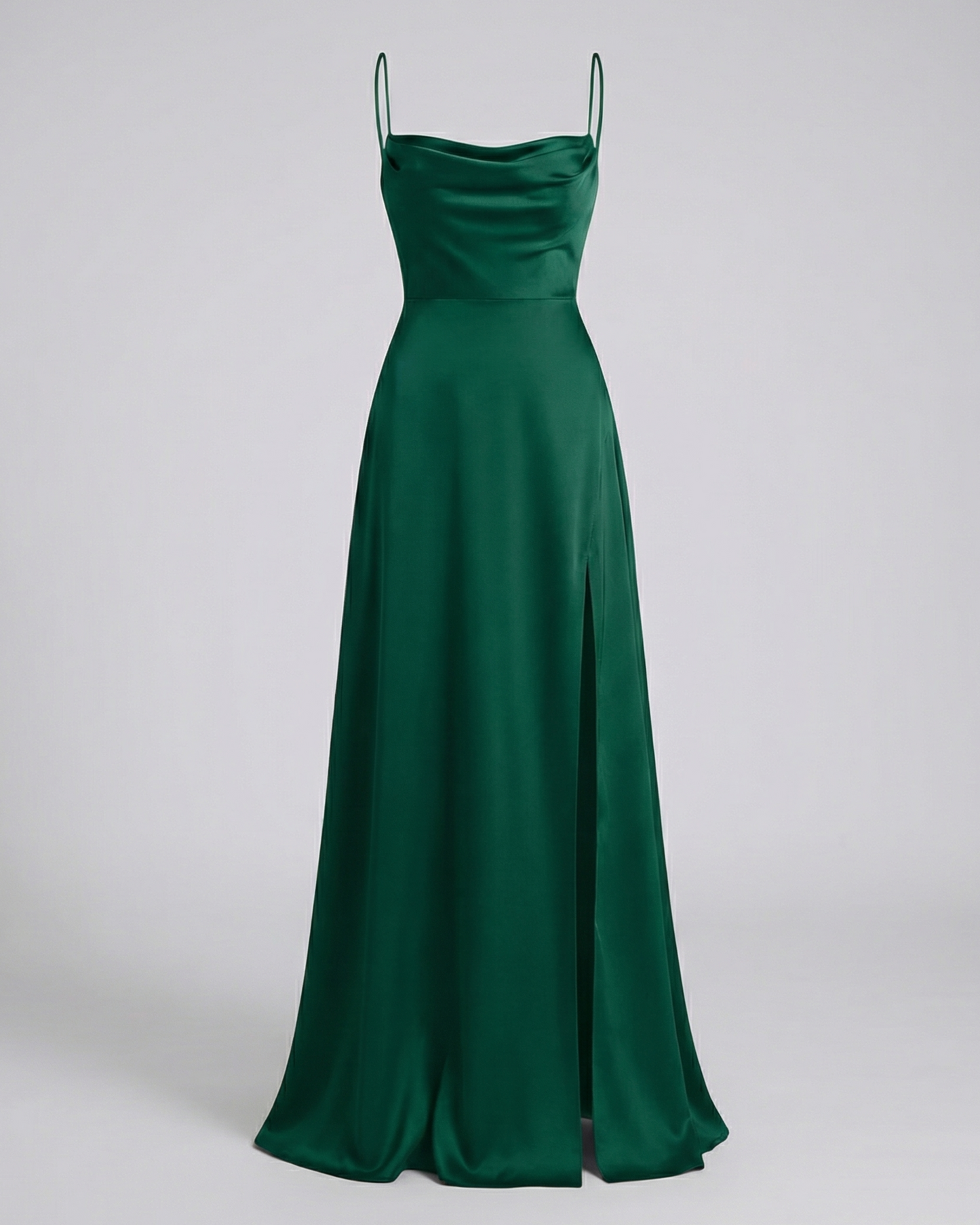 Mira Women's Maxi Dress | Elegant Flowing Cut with Leg Slit 6