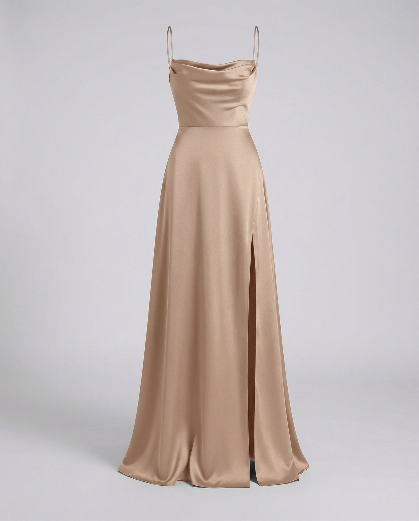 Mira Women's Maxi Dress | Elegant Flowing Cut with Leg Slit 8