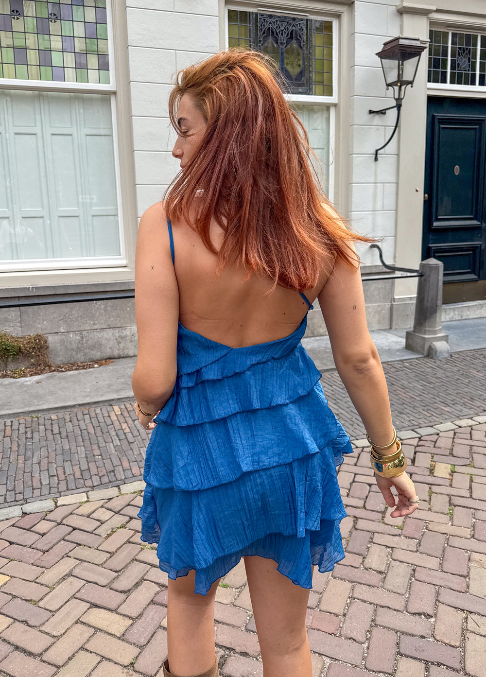 Mira Women's Mini Dress | Lightweight Ruffle, Asymmetrical Summer Style 4