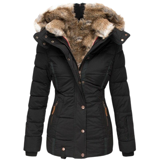 Mira Women's Winter Jacket | Soft Fur Lining, Slim Fit 0
