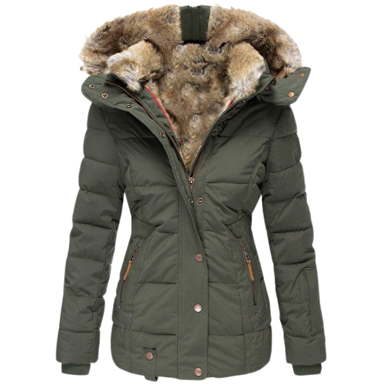 Mira Women's Winter Jacket | Soft Fur Lining, Slim Fit 1