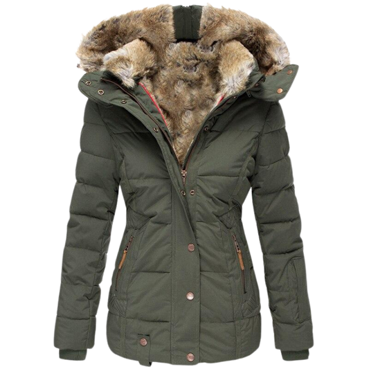 Mira Women's Winter Jacket | Soft Fur Lining, Slim Fit 1