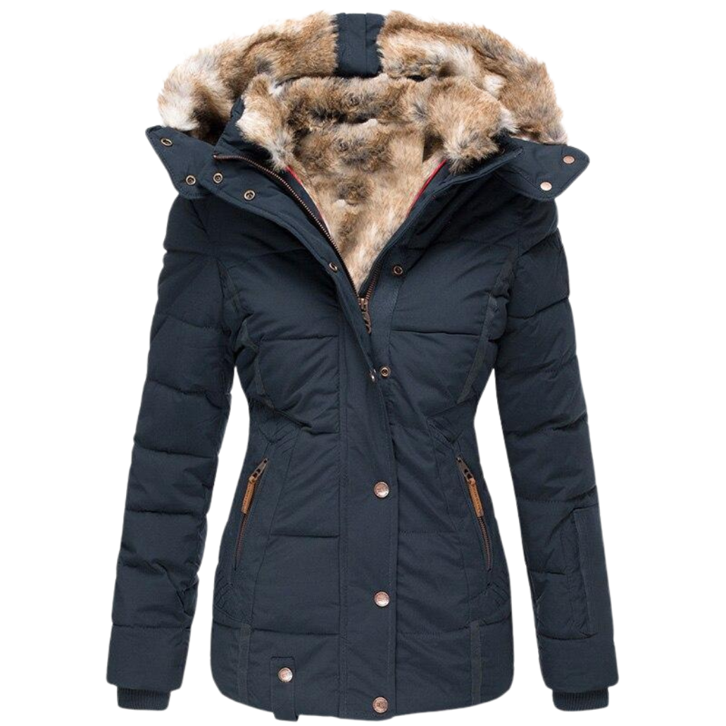 Mira Women's Winter Jacket | Soft Fur Lining, Slim Fit 4