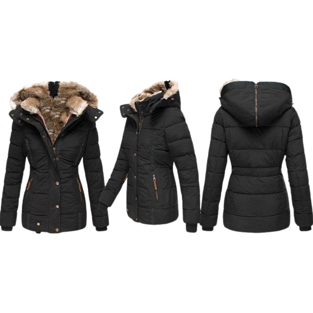 Mira Women's Winter Jacket | Soft Fur Lining, Slim Fit 6