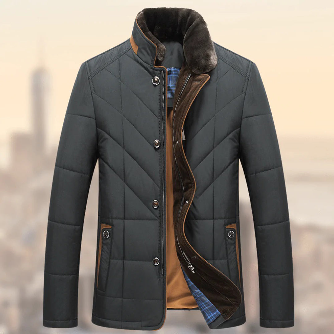 Nico Men's Winter Jacket | Quilted, Timeless Design with High-Quality Insulation