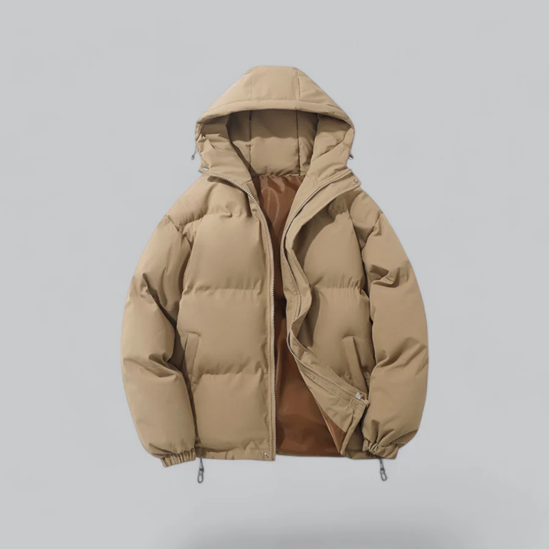 Niels Men's Winter Jacket | Quilted with Hood, Functional Comfort