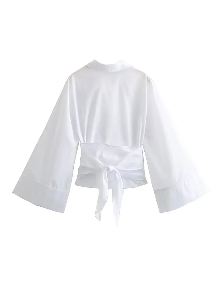 LORÈNE | Vintage Blouse with Bow Detail on the Back