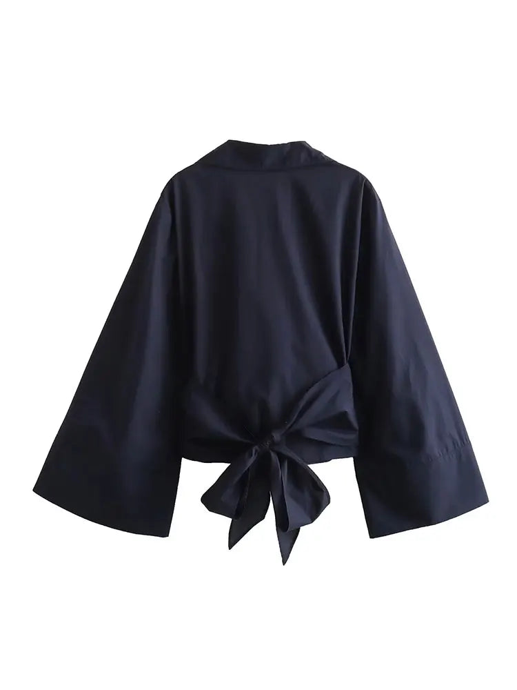 LORÈNE | Vintage Blouse with Bow Detail on the Back