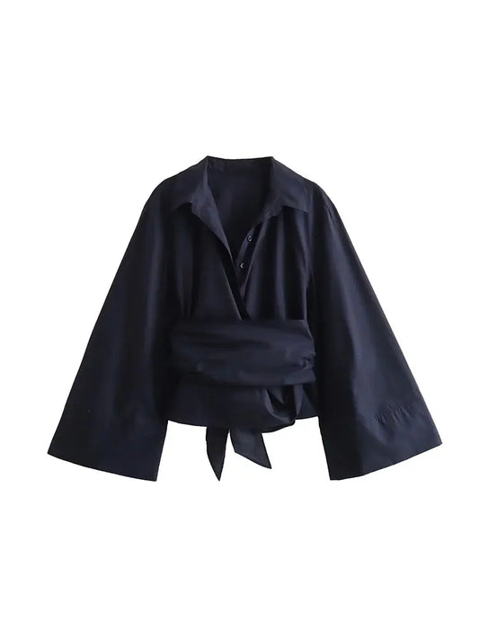 LORÈNE | Vintage Blouse with Bow Detail on the Back