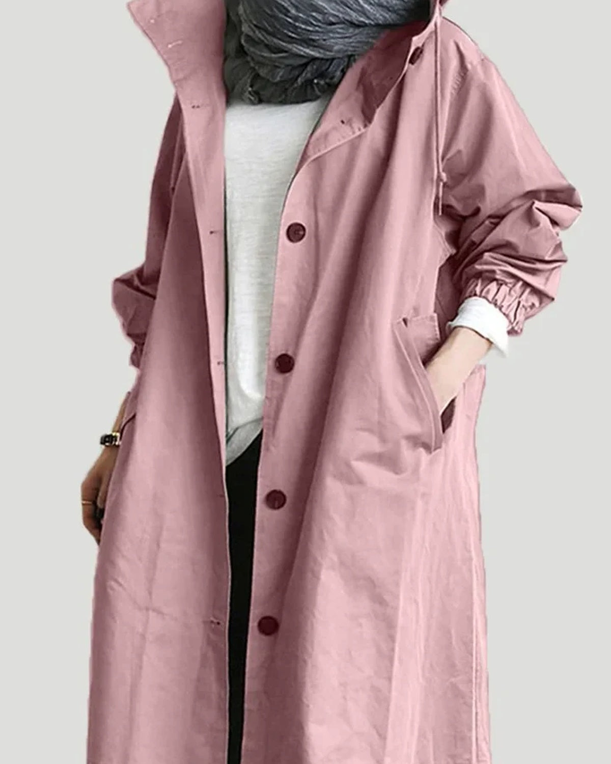 Nora Women's Rain Jacket | Waterproof, Breathable with Adjustable Hood