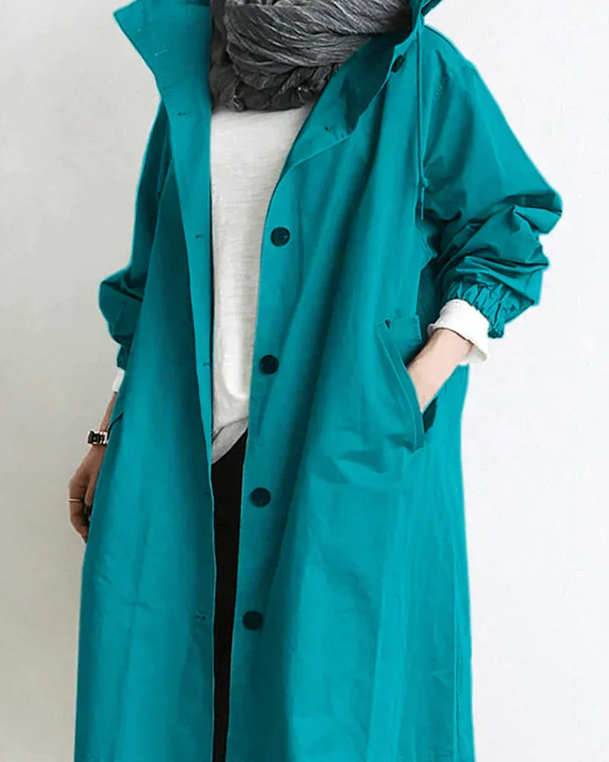 Nora Women's Rain Jacket | Waterproof, Breathable with Adjustable Hood