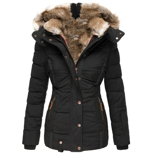Nora Ladies Winter Coat | Long Cut, With Hood