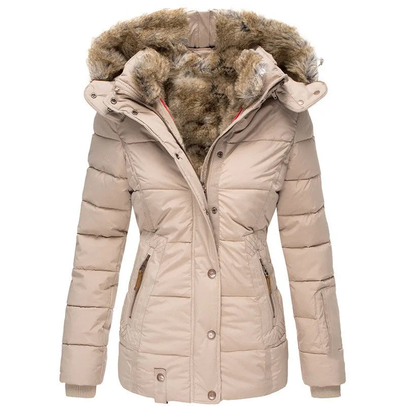 Nora Ladies Winter Coat | Long Cut, With Hood