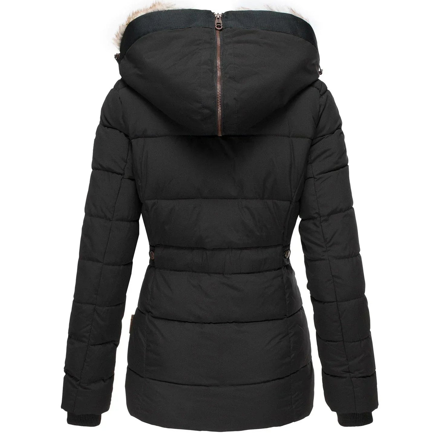 Nora Ladies Winter Coat | Long Cut, With Hood