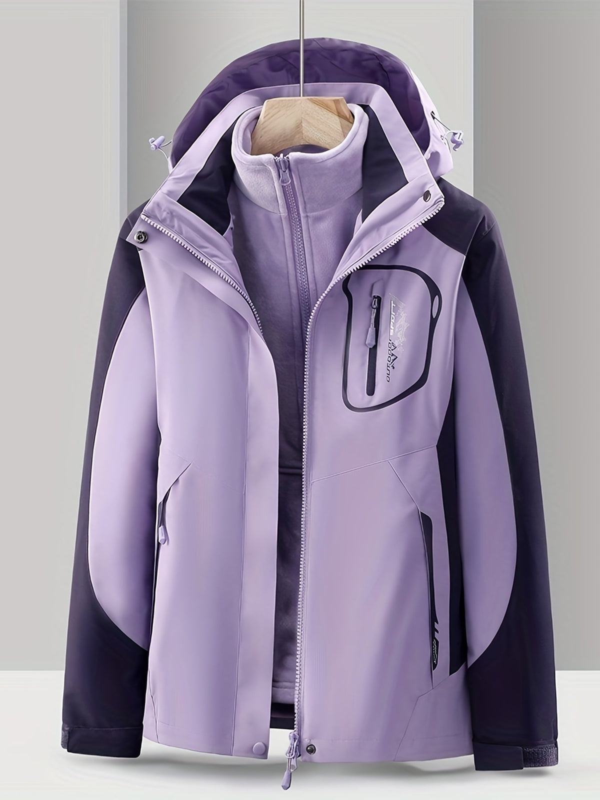 Nora Women's 3-in-1 Waterproof Jacket | Removable Lining, Windproof Winter Coat 6