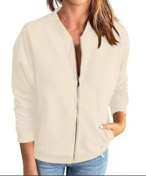 Ladies' Transitional Jacket with Zipper – Elegant & Modern