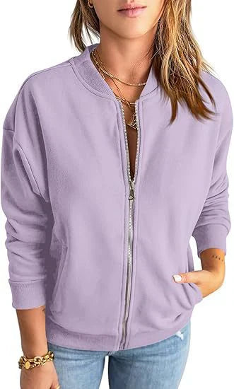 Ladies' Transitional Jacket with Zipper – Elegant & Modern
