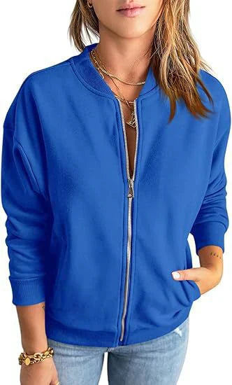 Ladies' Transitional Jacket with Zipper – Elegant & Modern