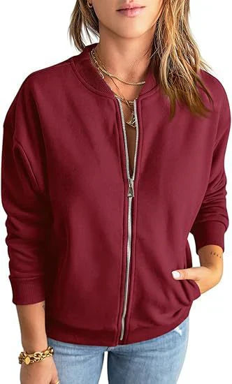 Ladies' Transitional Jacket with Zipper – Elegant & Modern