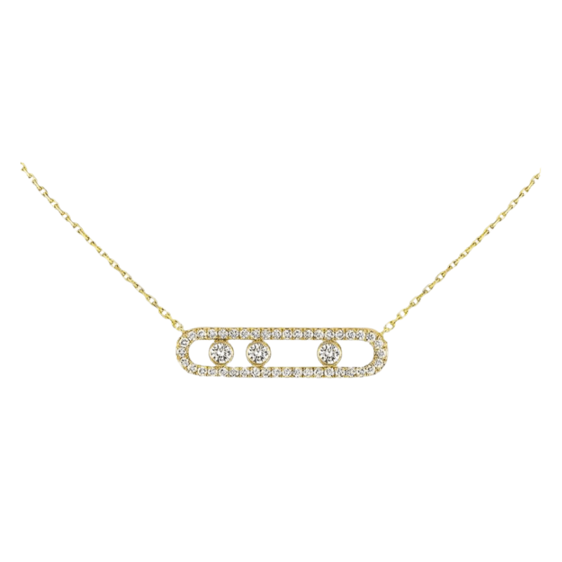 ÉLIORA | Refined Necklace with Moving Diamonds