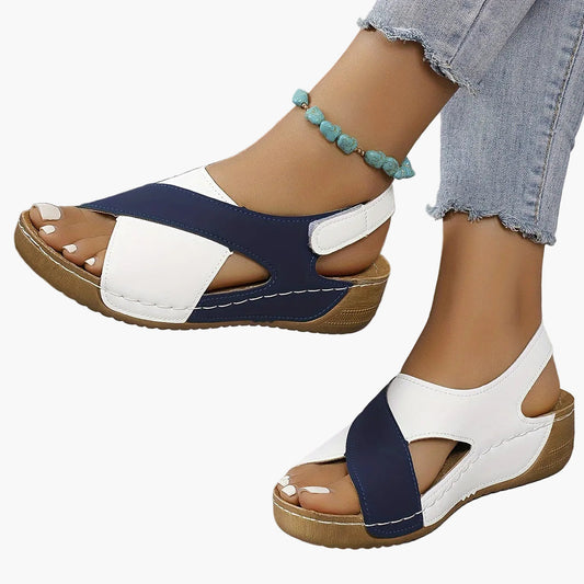 Oriana Women's Sandals | Orthopedic Comfort, Modern Crossed Design 0