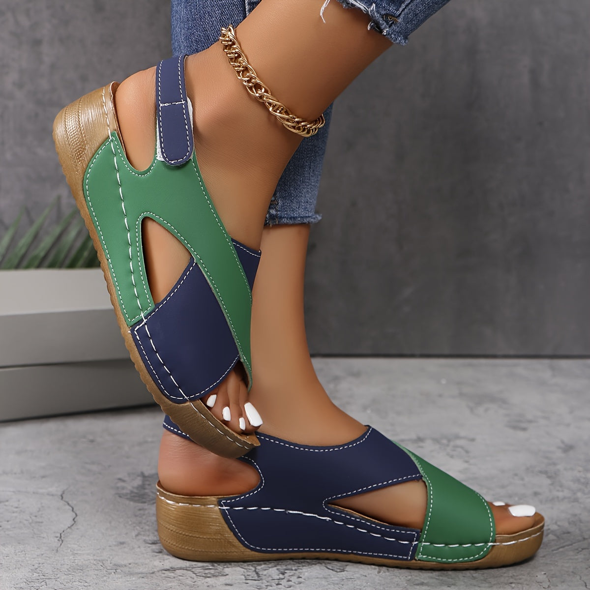 Oriana Women's Sandals | Orthopedic Comfort, Modern Crossed Design 8