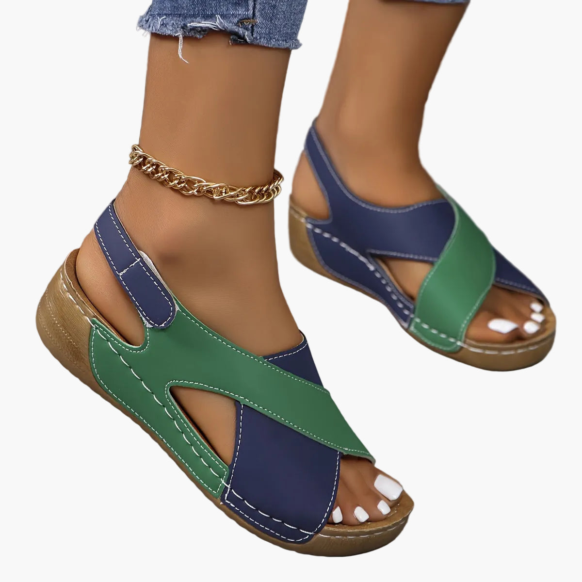 Oriana Women's Sandals | Orthopedic Comfort, Modern Crossed Design 9