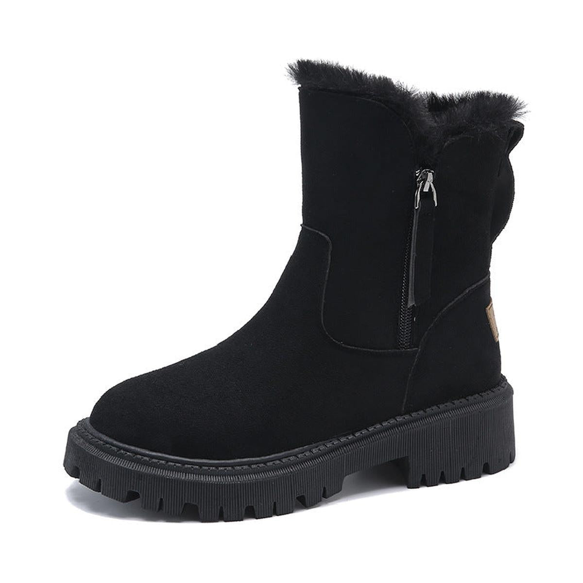 Orthopedic Winter Snow Boots with Comfort Insoles and Sturdy Grip for Optimal Support
