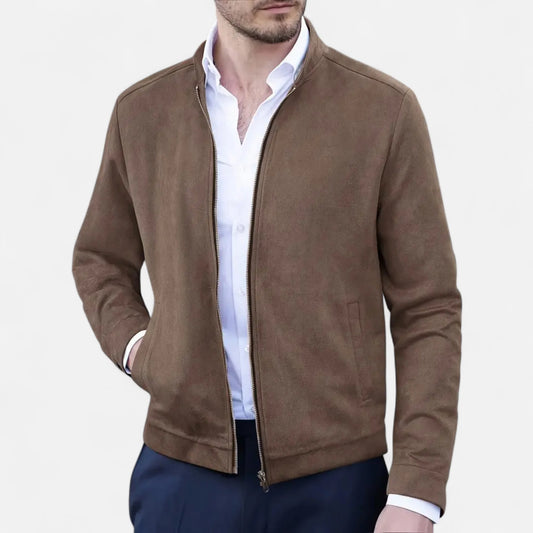 Owen Men's Bomber Jacket | Lightweight Polyester, Classic Autumn Winter Style 0