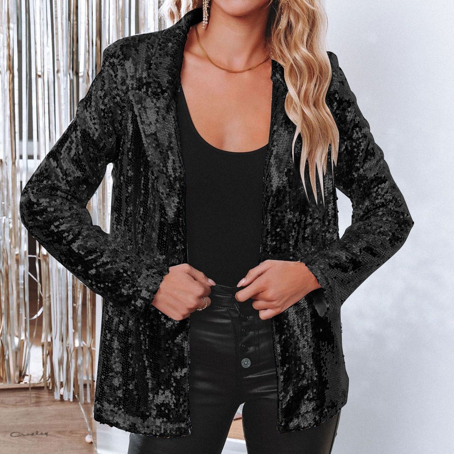Glamour Sequin Blazer for Women | Lightweight and Elegant
