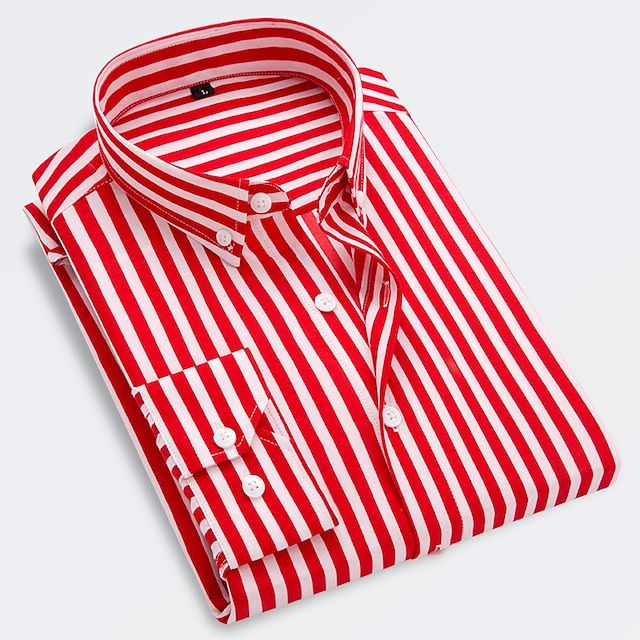 Parker Men's Striped Summer Shirt | Lightweight Cotton, Modern Slim Fit 6