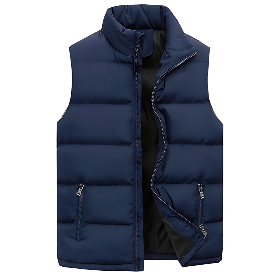 Quentin Men's Puffer Vest | Stylish Layering Essential, Polyester 2