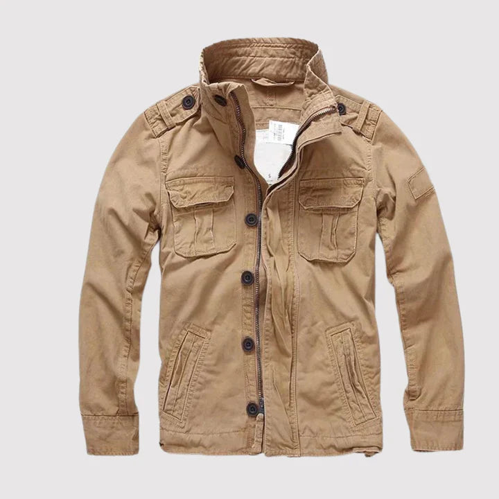 Rex Men's Denim Jacket | Durable Fabric, Camouflage Design 2