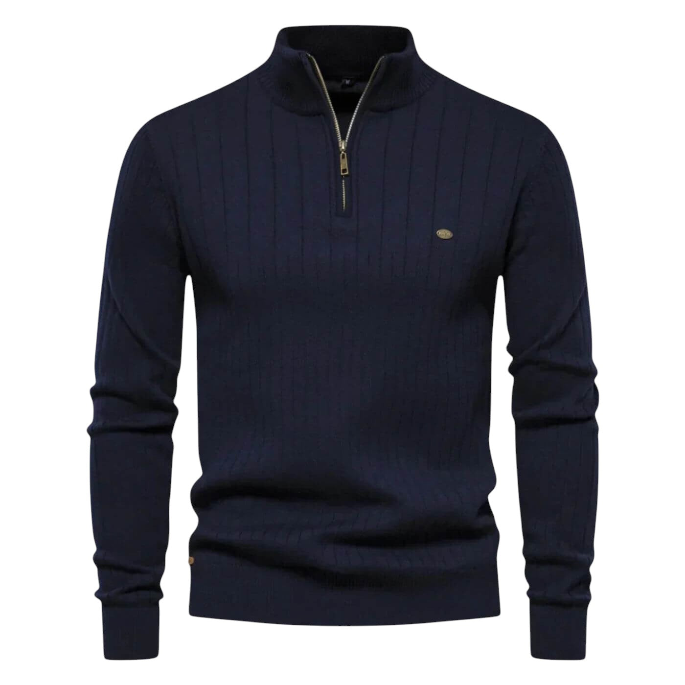 Rex Men's Half Zip Sweater | Soft Cotton-Polyester Blend, Lightweight Comfort 1