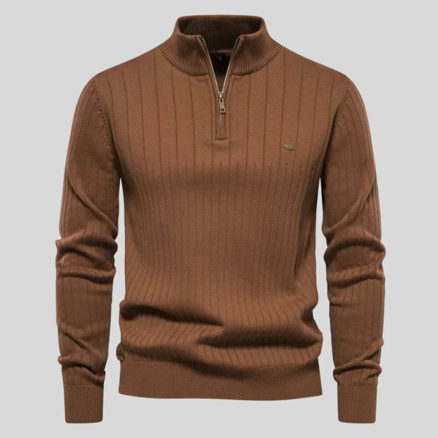 Rex Men's Half Zip Sweater | Soft Cotton-Polyester Blend, Lightweight Comfort 7