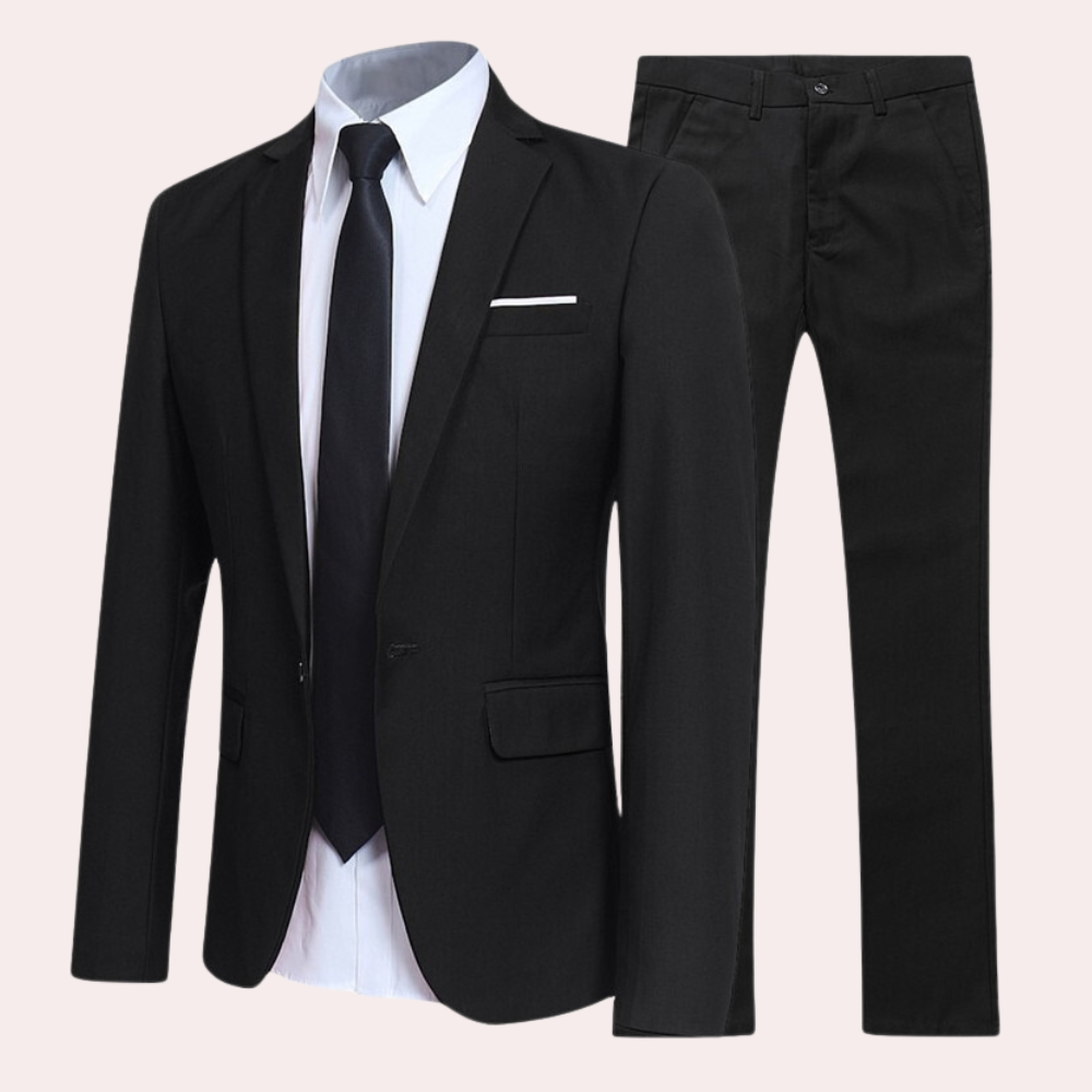 Riley Men's Suit | Modern Fit Two-Piece, High-Quality Fabric 0