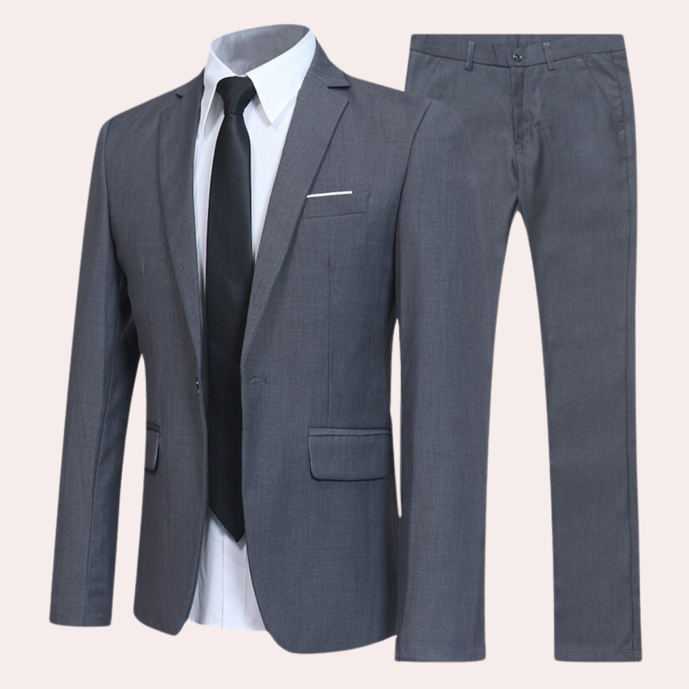 Riley Men's Suit | Modern Fit Two-Piece, High-Quality Fabric 1
