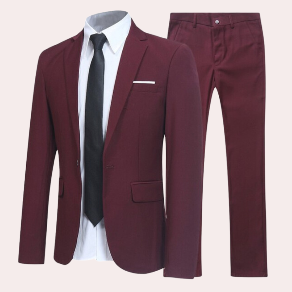 Riley Men's Suit | Modern Fit Two-Piece, High-Quality Fabric 3