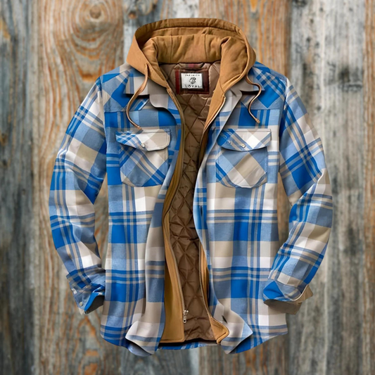 Rylan Men's Coat | Classic Lumberjack Pattern, Warm Lining 0