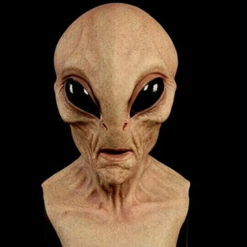 Rylan Unisex Realistic Alien Mask | Hand-Painted Latex and Silicone Design 3