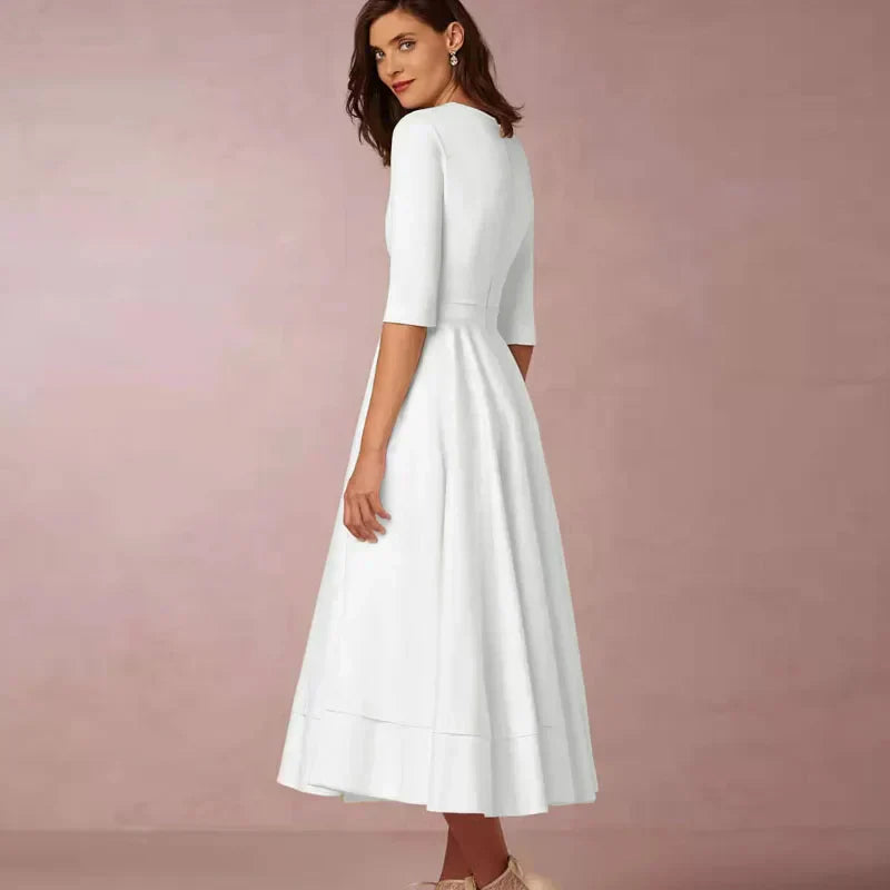 ANNECY | Elegant A-line Dress with Luxurious Appeal