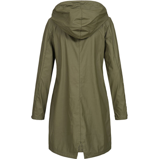 Stylish Women's Rain Jacket – Waterproof & Modern