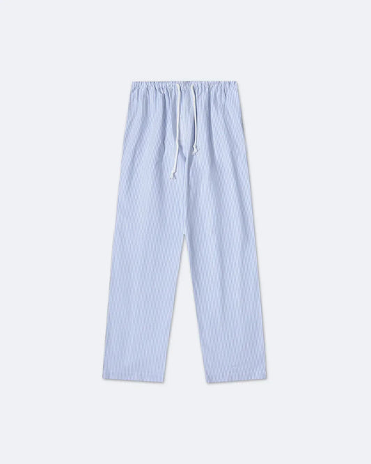 Sable Women's Wide Leg Trousers | Lightweight Cotton Blend, Striped 0