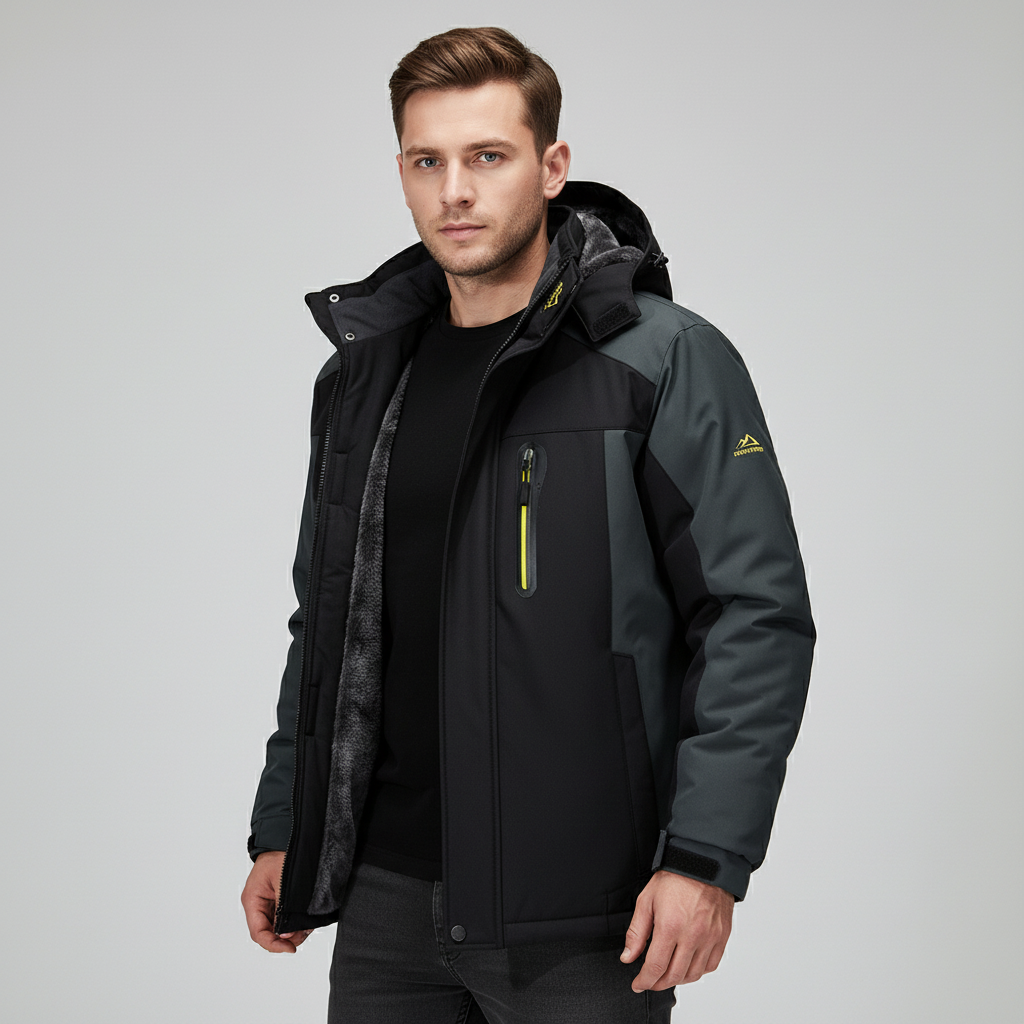 Men's Winter Jacket | Outdoor Jacket | Waterproof & Windproof | Winter Essentials | Padded Interior
