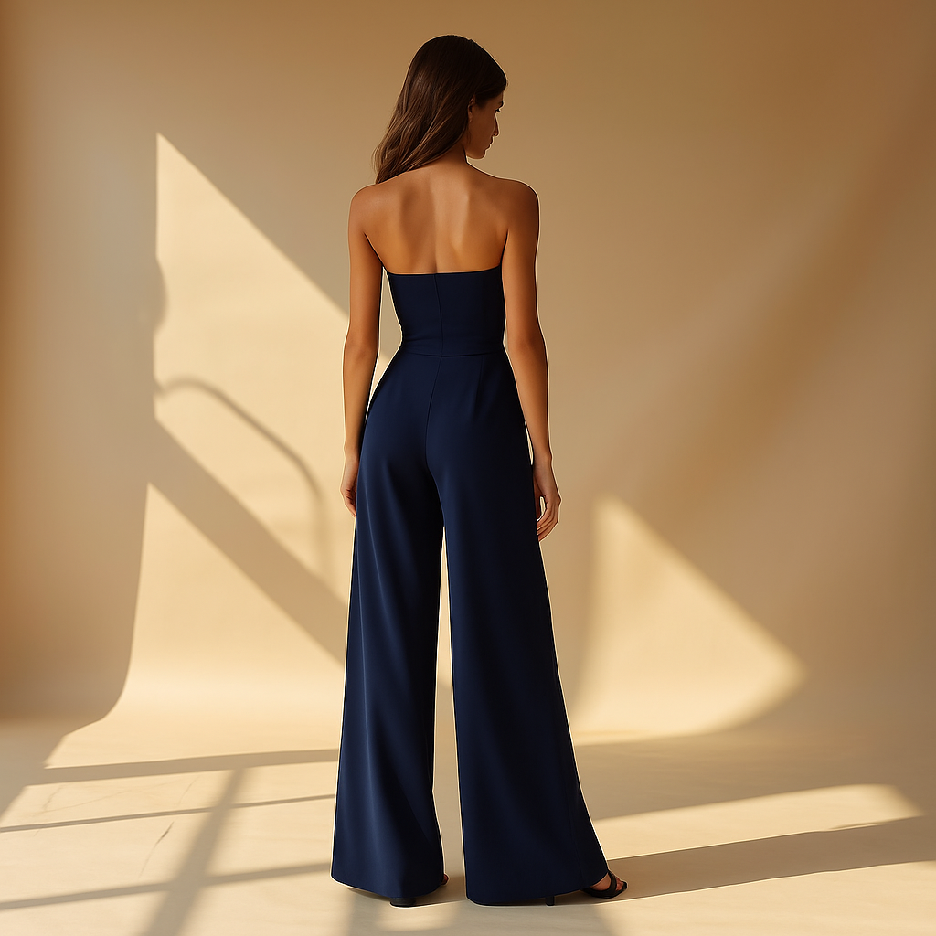 Sarina Women's Jumpsuit | Strapless Corset Elegant Evening Wear 3