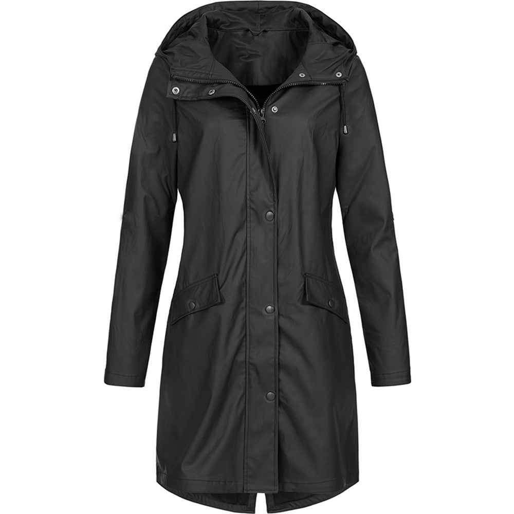 Stylish Women's Rain Jacket – Waterproof & Modern