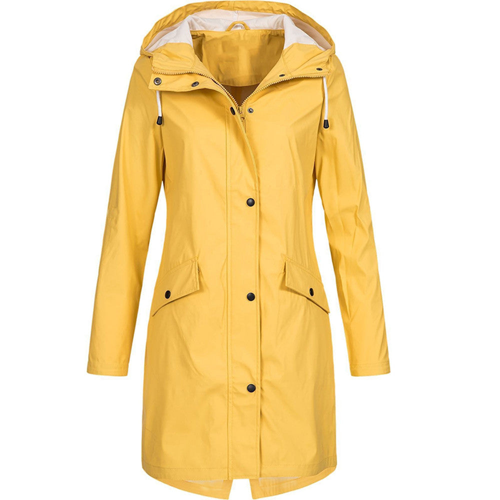 Stylish Women's Rain Jacket – Waterproof & Modern