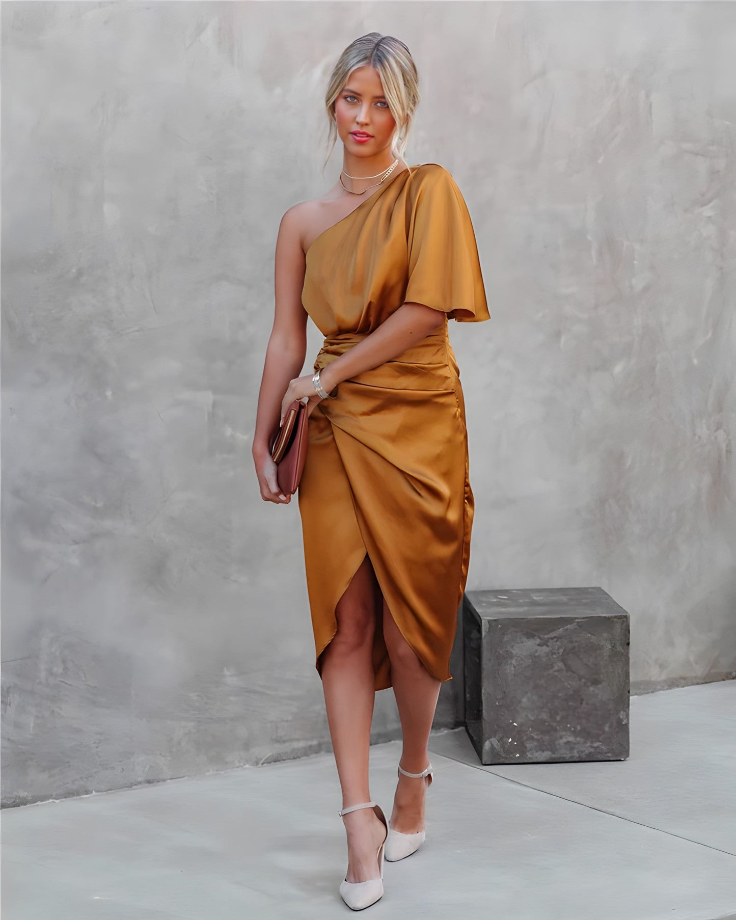 SAREENA | Summer Off-Shoulder Dress for Wedding Guests