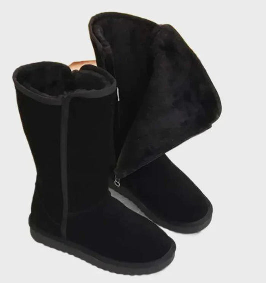 Sienna Women's Knee High Boots | Waterproof Suede, Sheepskin Lined 0